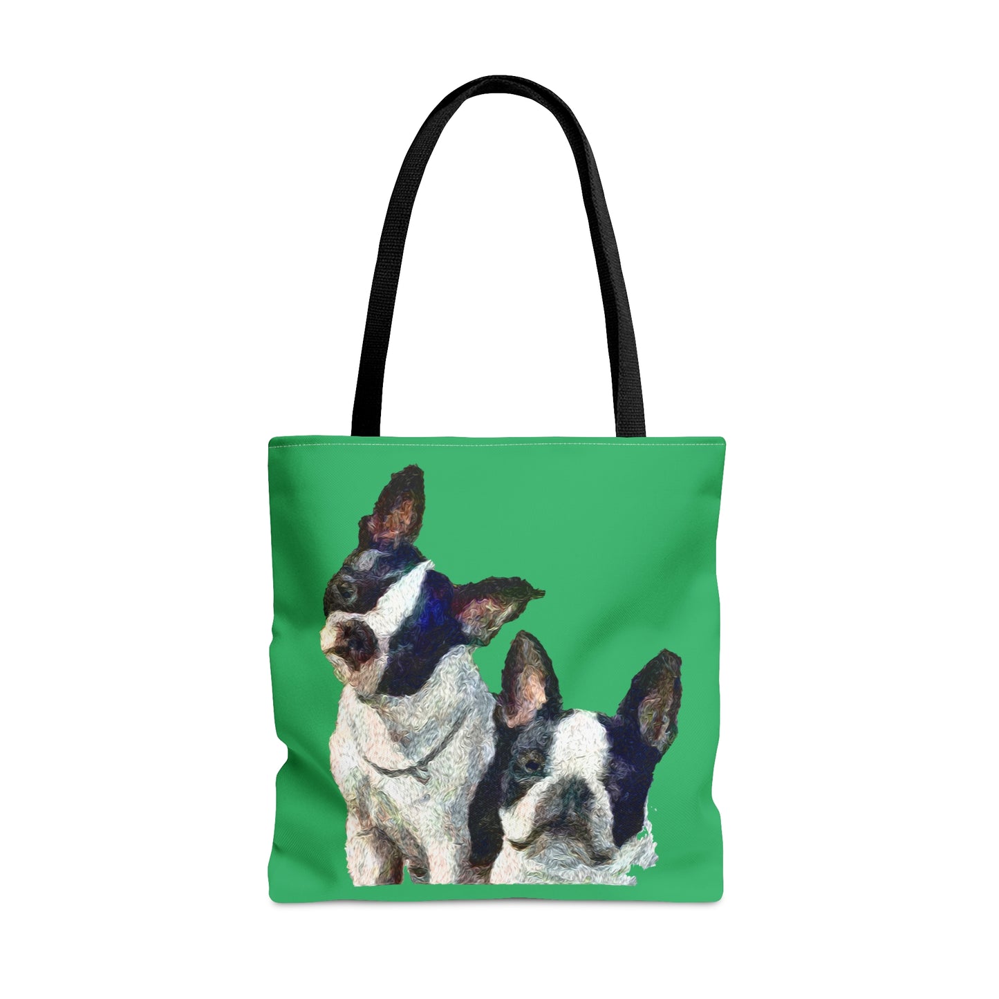 Boston  Terrriers "Skipper & Dee Dee" Tote Bag