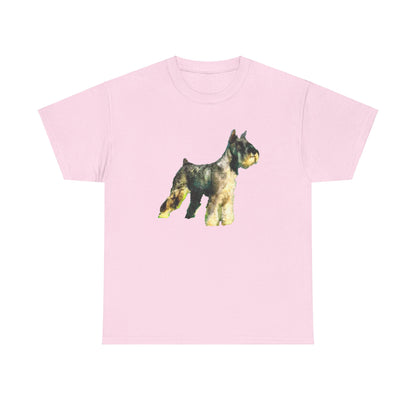 Elegant Schnauzer Unisex Heavy Cotton Tee