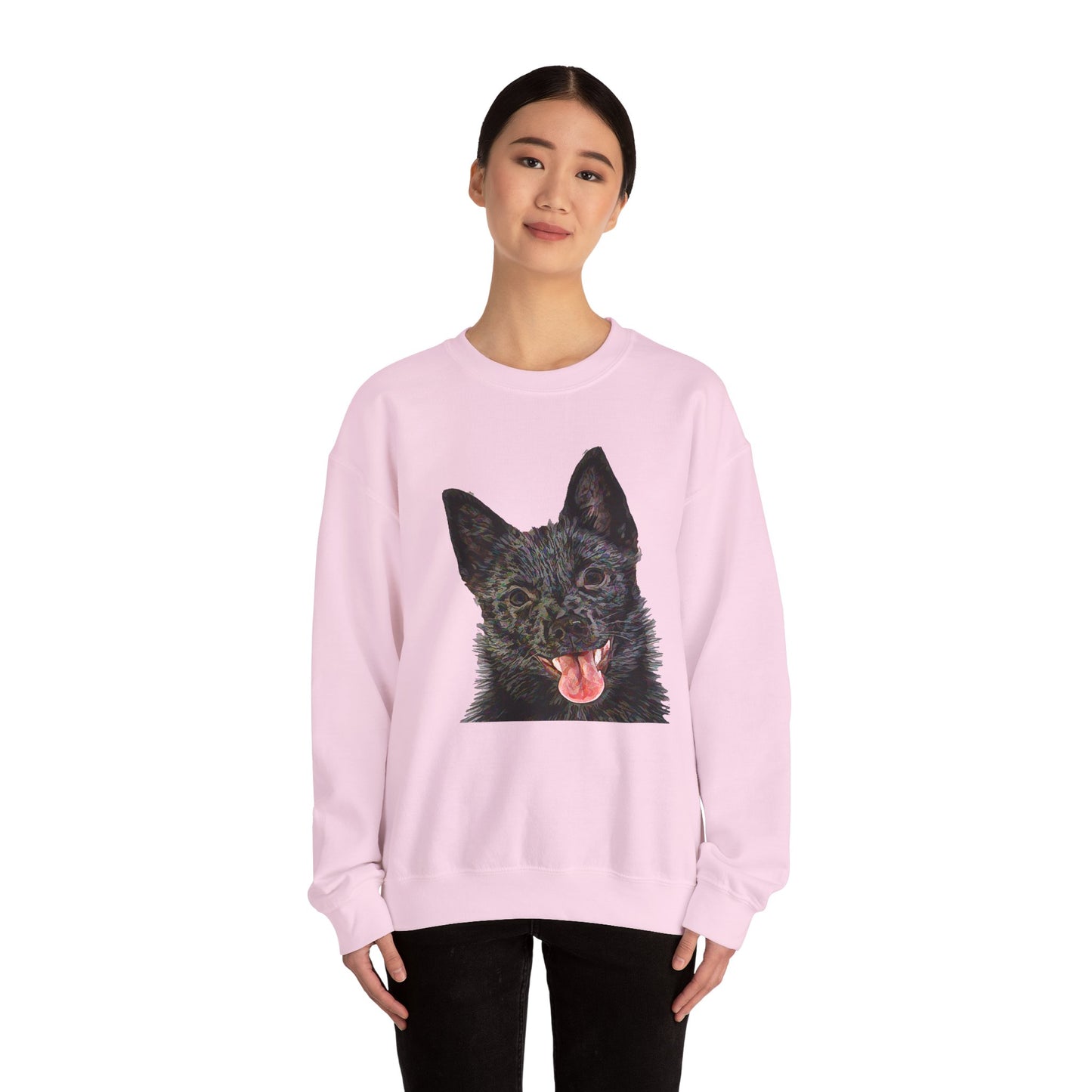 Schipperke Unisex 50/50 Crewneck Sweatshirt