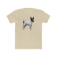 Japanese Terrier - Dog Lover Men's Fitted Cotton Crew Tee