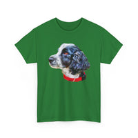 English Cocker Spaniel 'Tango' Unisex Heavy Cotton Tee