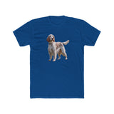 English Setter #4 - Men's Fitted Cotton Crew Tee