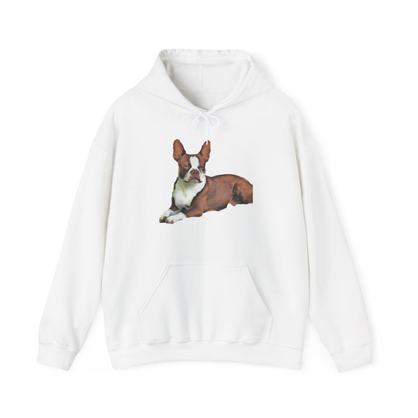 Boston Terrier 'Seely' Unisex 50/50 Hoodie