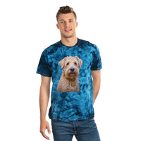 Soft Coated Wheaten Terrier - Unisex Tie-Dye Tee, Crystal