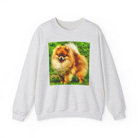 Pomeranian 'Pom Pom' Unisex 50/50 Crewneck Sweatshirt