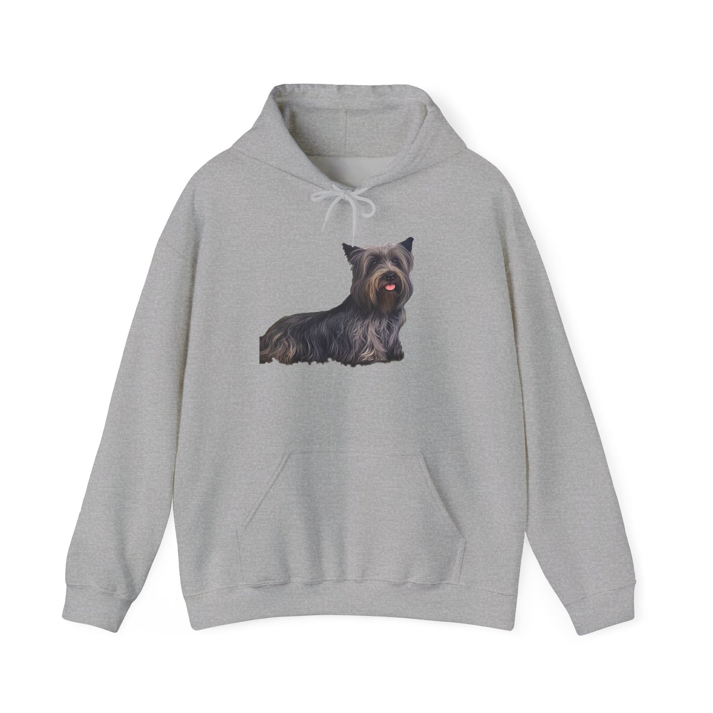 Skye Terrier Unisex 50/50 Hooded Sweatshirt