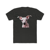American Hairless Terrier Men's Fitted Cotton Crew Tee