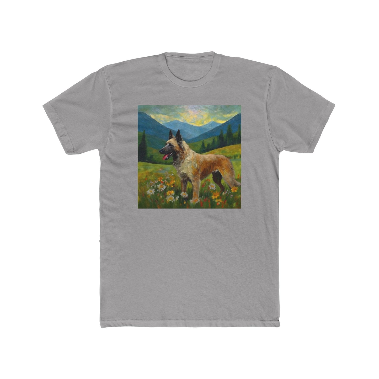 Belgian Laekenois Men's Fitted Cotton Crew Tee