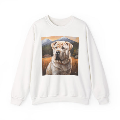 Chinese Shar-Pei Unisex 50/50 Crewneck Sweatshirt