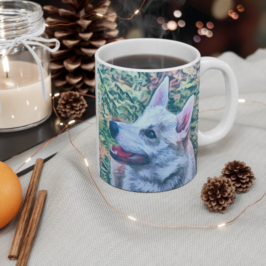 Norwegian Buhund - Delightful Ceramic Mug 11oz