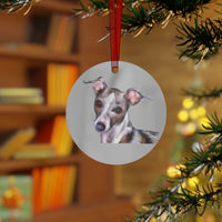 Italian Greyhound 'Lilly' Metal Ornaments