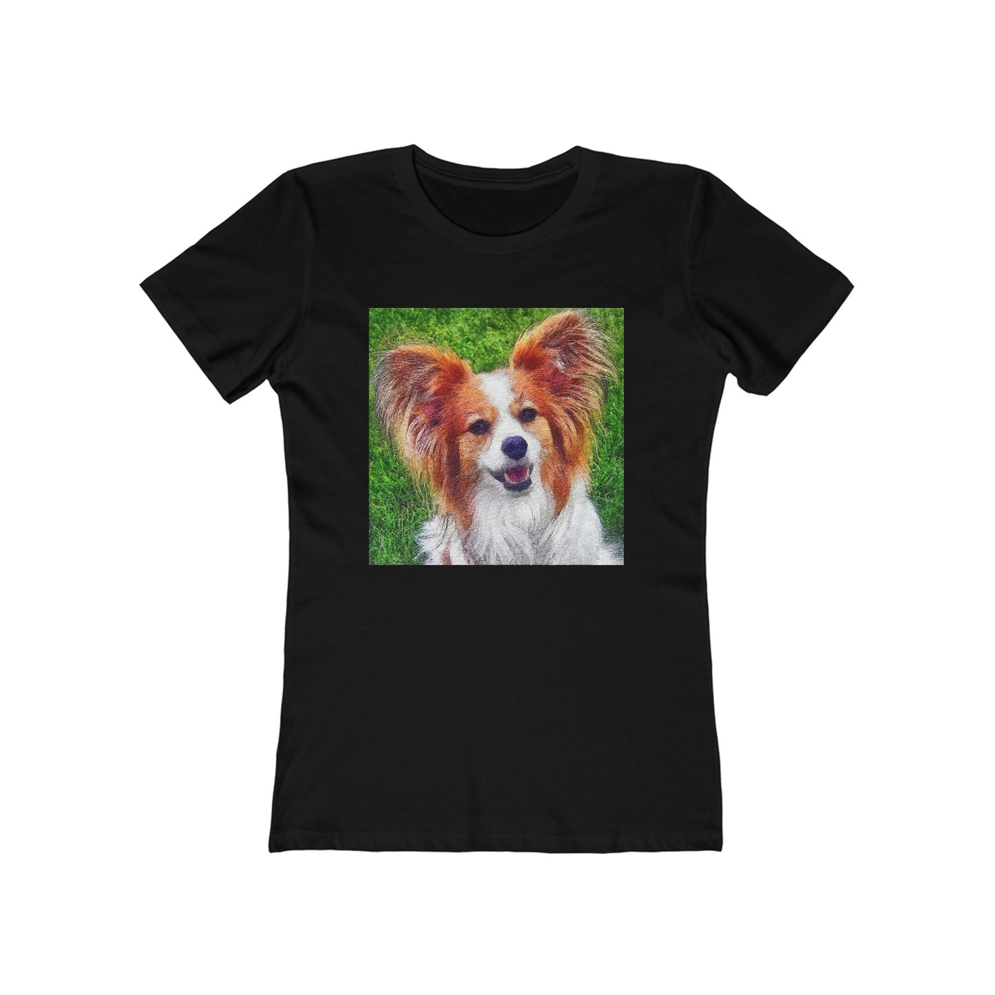 Papillon Women's Slim Fit Ringspun Cotton T-Shirt