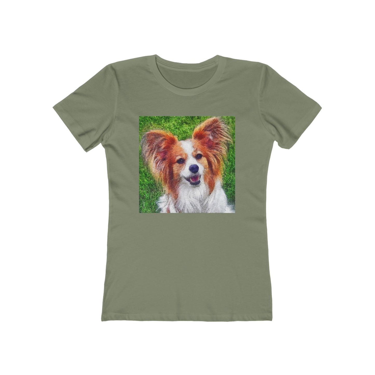 Papillon Women's Slim Fit Ringspun Cotton T-Shirt