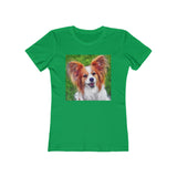 Papillon Women's Slim Fit Ringspun Cotton T-Shirt