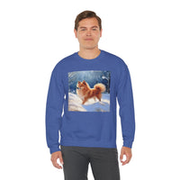 Finnish Spitz - Unisex 50/50 Crewneck Sweatshirt