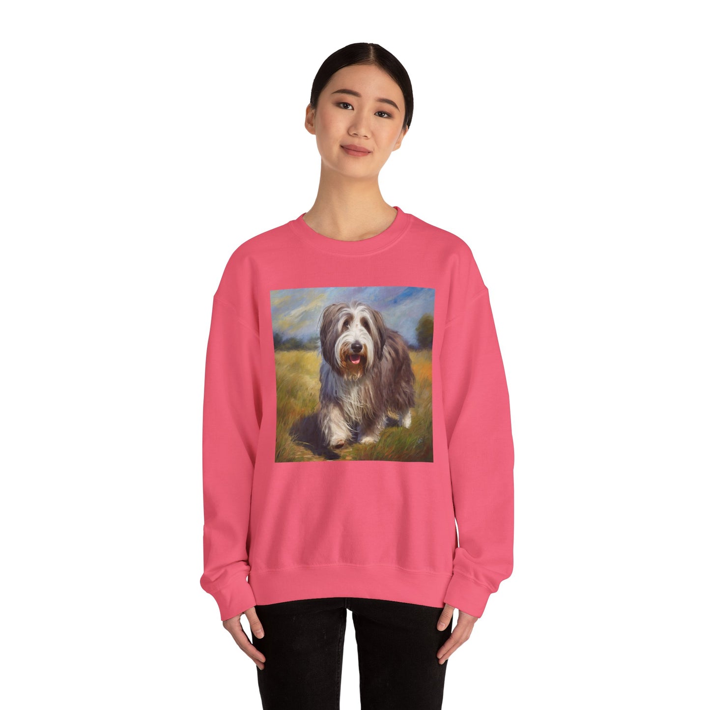 Bearded Collie Charm Crewneck Sweatshirt