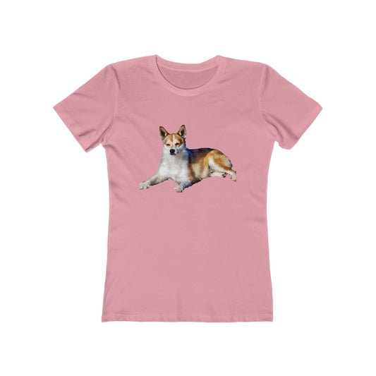 Norwegian  Lundehund - Women's Slim Fit  Ringspun Cotton T-Shirt