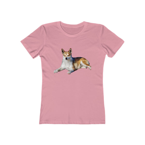 Norwegian  Lundehund - Women's Slim Fit  Ringspun Cotton T-Shirt