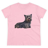 Skye Terrier Women's Midweight Cotton Tee