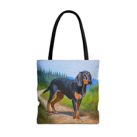 Transylvanian Scent Hound Polyester Tote Bag