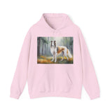 Borzoi 'Russian Wolfhound' Unisex Hooded Sweatshirt