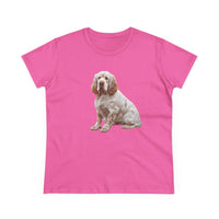 Clumber Spaniel Women's Midweight Cotton Tee