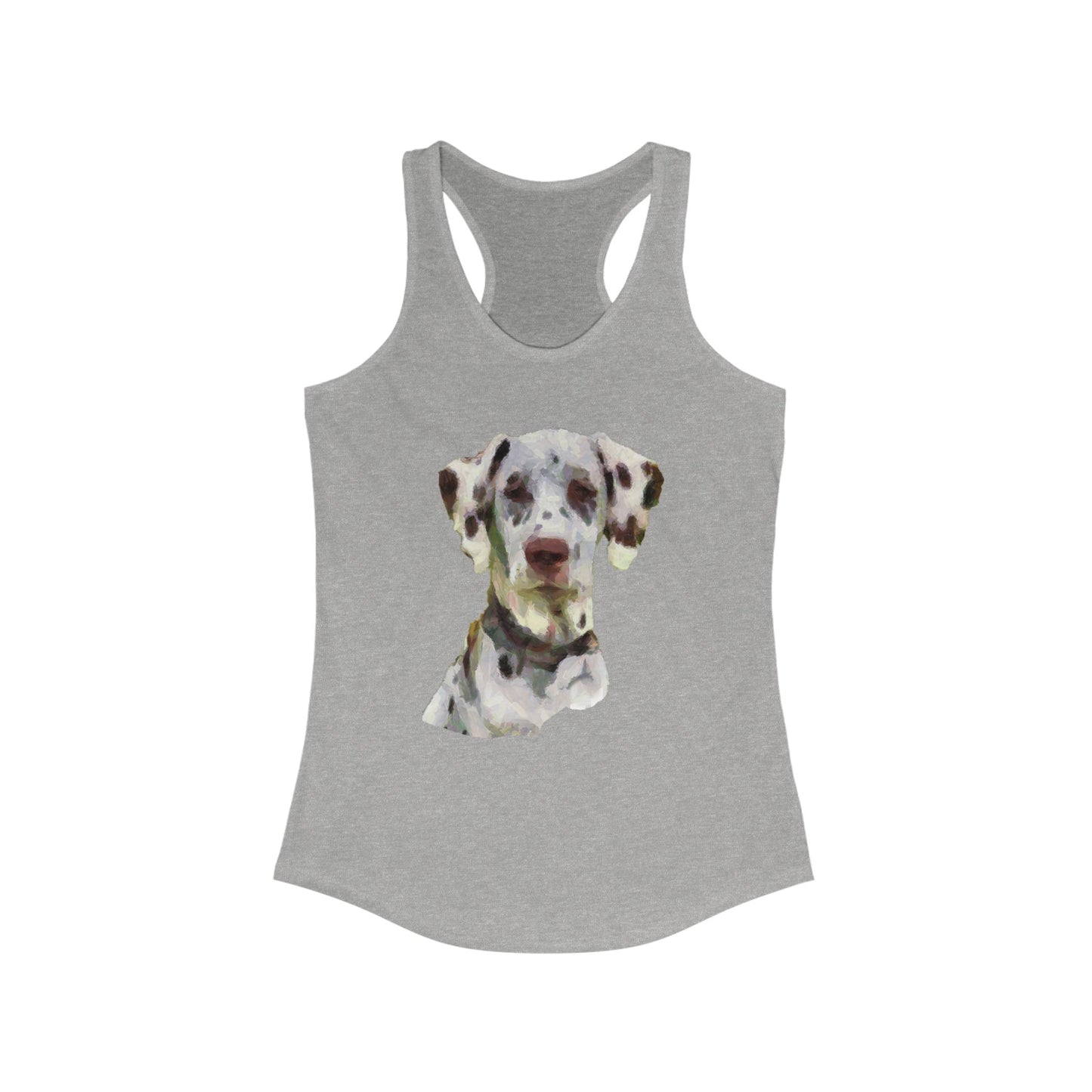 Dalmatian 'Impressionistic' Women's Racerback Tank
