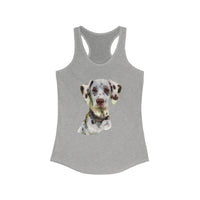 Dalmatian 'Impressionistic' Women's Racerback Tank