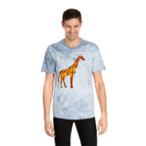 Giraffe 'Camile' Unisex Cotton Color Blast T-Shirt