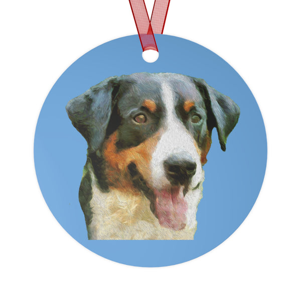 Appenzeller Sennenhund Metal Ornaments