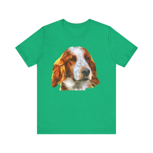 Irish Red & White Setter - Unisex Jersey Short Sleeve Tee