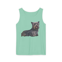 Skye Terrier Unisex Relaxed Fit Garment-Dyed Tank Top