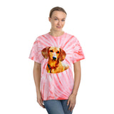 Dachshund 'Daisy' Unisex Cotton Tie-Dye Tee, Cyclone