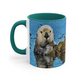 Sea OItter 'Ollie' Accent Coffee Mug, 11oz