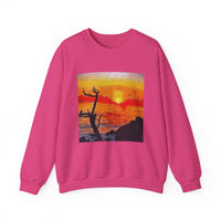 Big Sur Sunset at Pfeiffer Beach - Unisex 50/50 Crewneck Sweatshirt