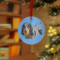 Bluetick Coonhound Metal Ornaments