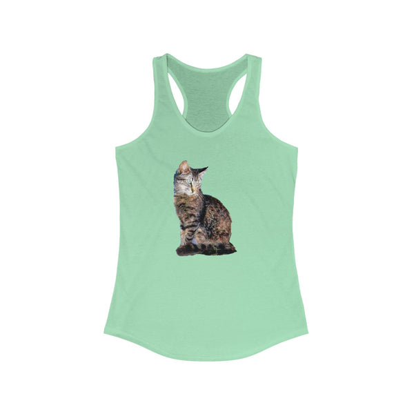 Cat 'Teris of Tinos' Women's Racerback Tank