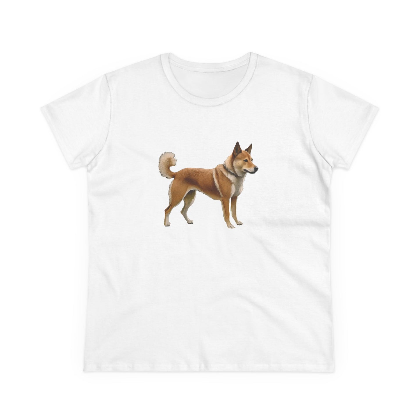 Shikoku - Japanese Hunting Dog Women's Midweight Cotton Tee