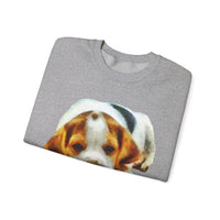 English Foxhound 'Sasha' Unisex 50/50 Crewneck Sweatshirt