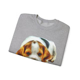 English Foxhound 'Sasha' Unisex 50/50 Crewneck Sweatshirt