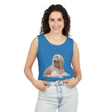 Afghan Hound Unisex  Relaxed Fit Ringspun Cotton Tank Top