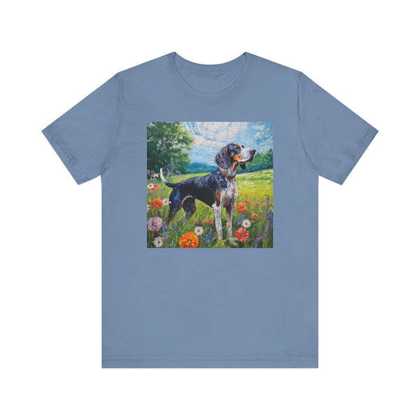 Bluetick Coonhound -- Unisex Jersey Short Sleeve Tee