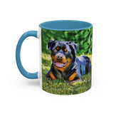 Rottweiler - Lina Accent Coffee Mug (11, 15oz)