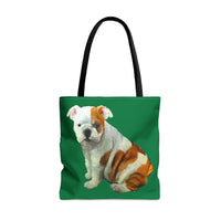 "Bugsy the English Bulldog Art Tote Bag"
