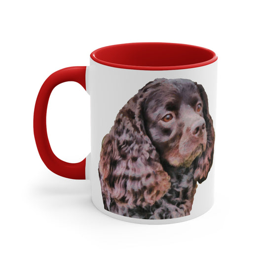 American Water Spaniel Accent Coffee Mug, 11oz