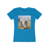 Cairn Terriers - Women's Slim Fit Ringspun Cotton Tee