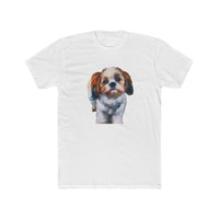 Shih-Tzu Men's Fitted Cotton Crew Tee