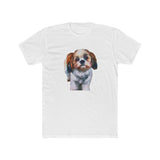 Shih-Tzu Men's Fitted Cotton Crew Tee