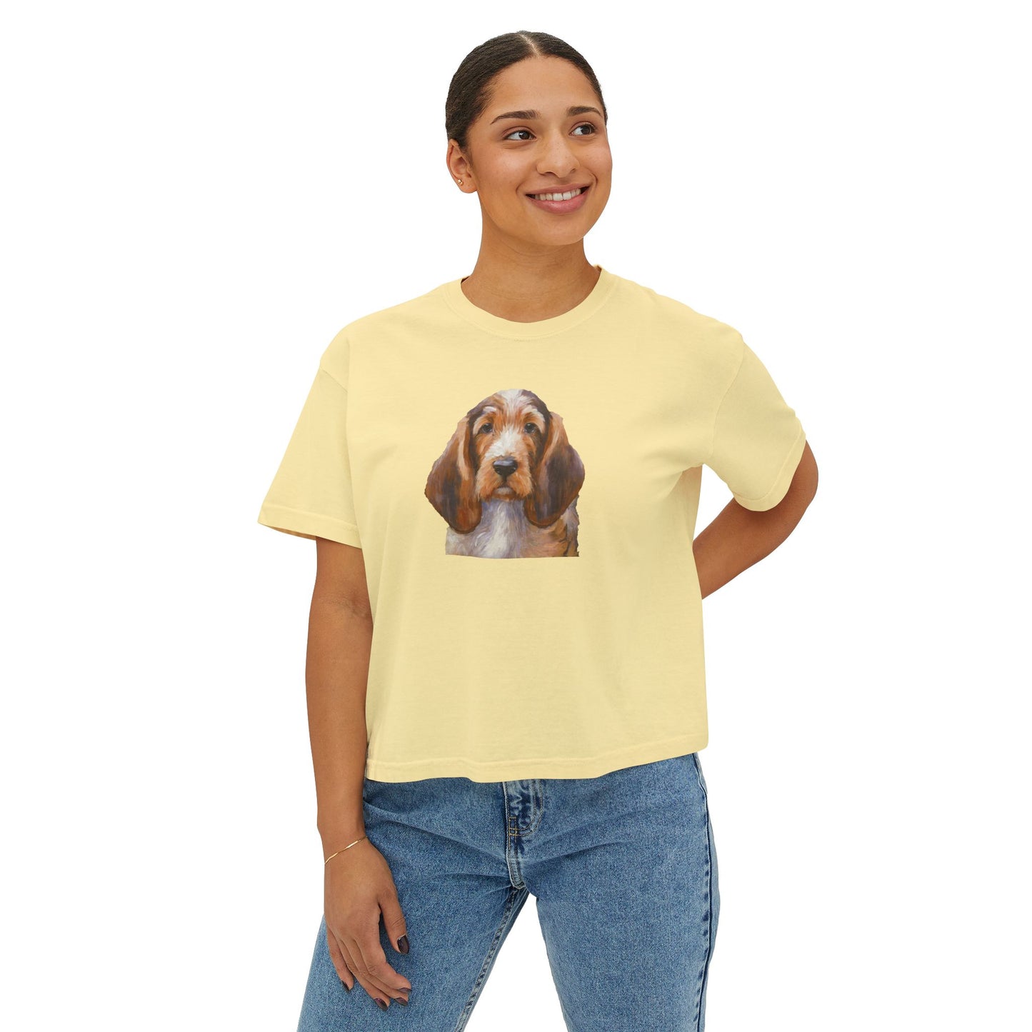 Basset Fauve de Bretagne Women's Oversized Boxy Tee
