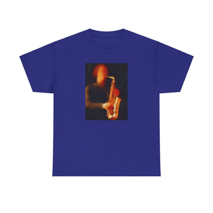 The Saxophonist Unisex Heavy Cotton Tee